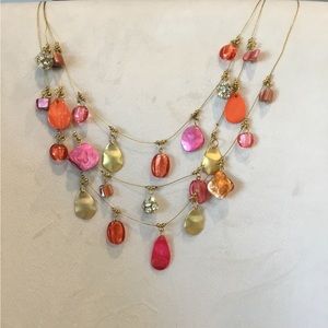 Three-Strand Statement Necklace